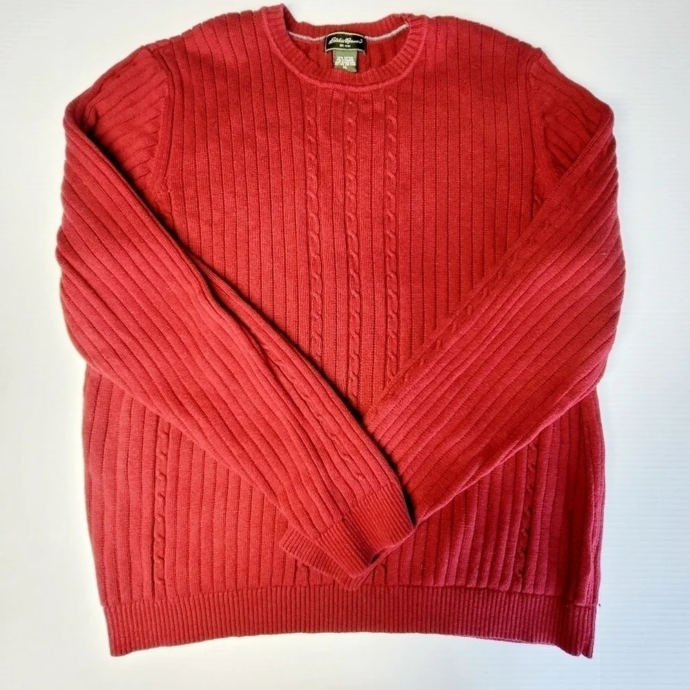 Eddie Beaur Cable Knit Cashmere Blend Sweater